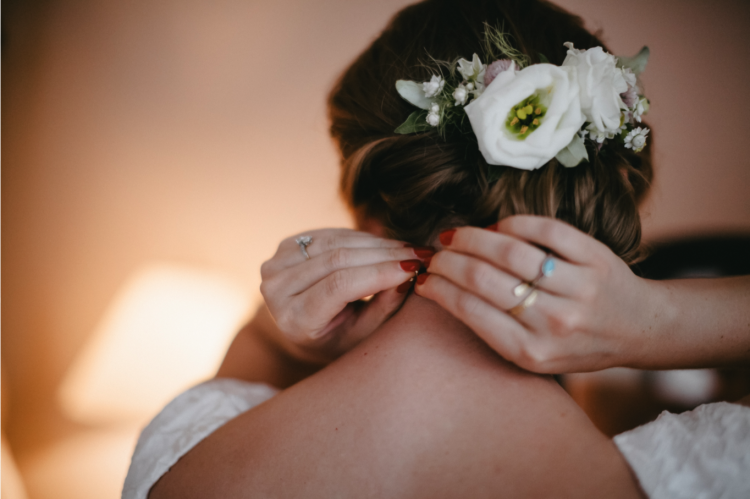 Floral Hair Comb - Image 2