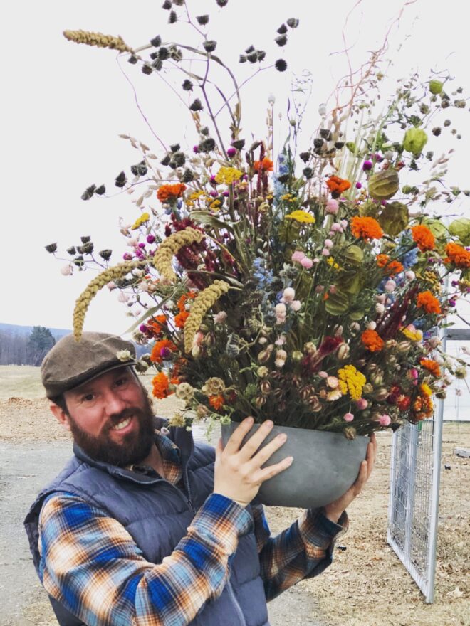 Dried Flower Arrangement - Statement