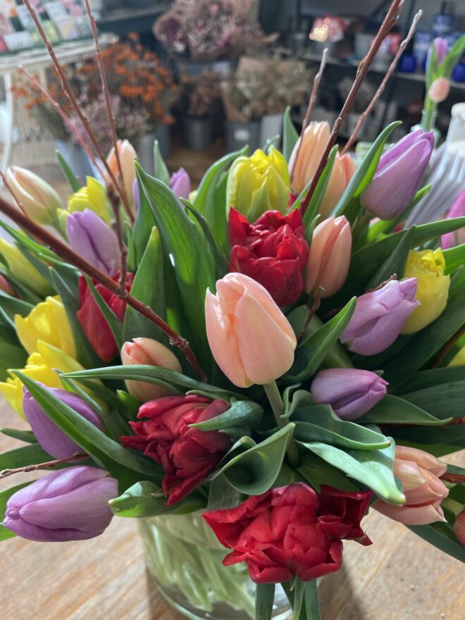 Valentine's Tulip Vase (small)